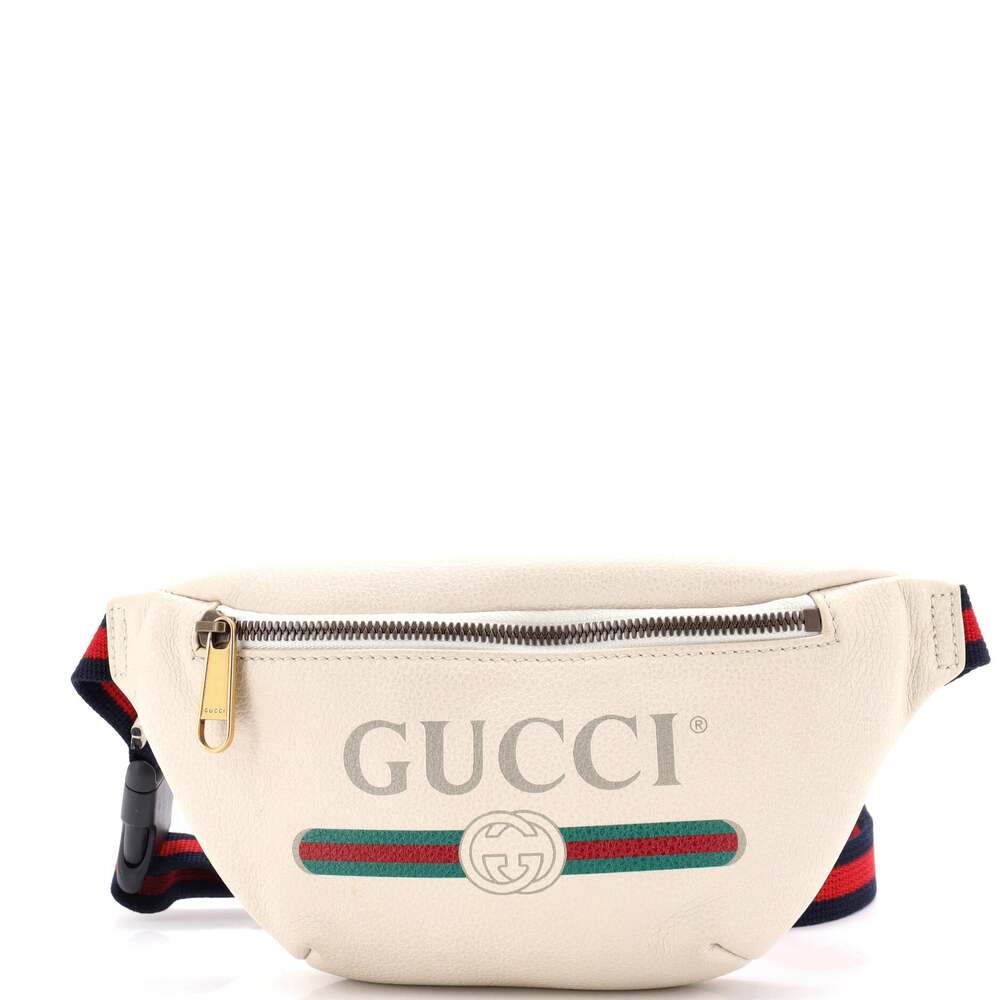 Gucci Logo Belt Bag Printed Leather #303200G68B